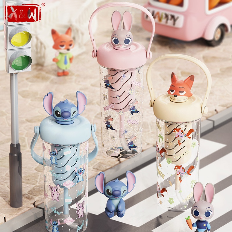 X Sports Equipment - X&W Zootopia Pipetli Su Şişesi Yaz